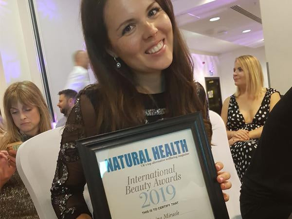 ACAI HYDRA CREAM získal ocenenie NATURAL HEALTH INTERNATIONAL BEAUTY AWARDS 2019-marinamiracle.sk