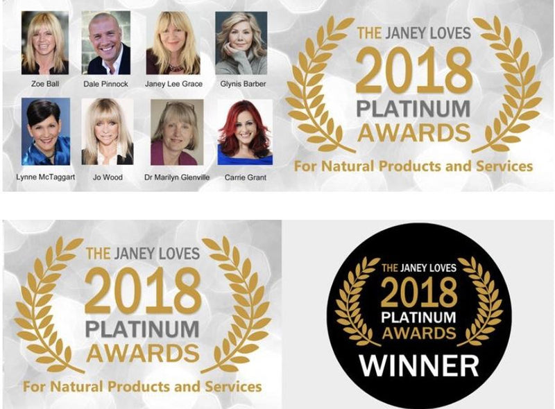 Prestížne ocenenie THE JANEY LOVES 2018 PLATINUM AWARD-marinamiracle.sk